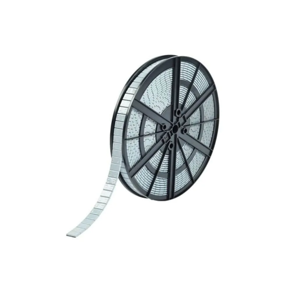 Alu Klebegewicht Silber & Schwarz 6 kg